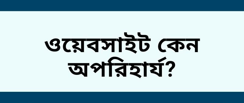 ওয়েবসাইট কেন প্রয়োজন – ব্যবসা ও ব্র্যান্ডিং এর গুরুত্ব | E-Business IT